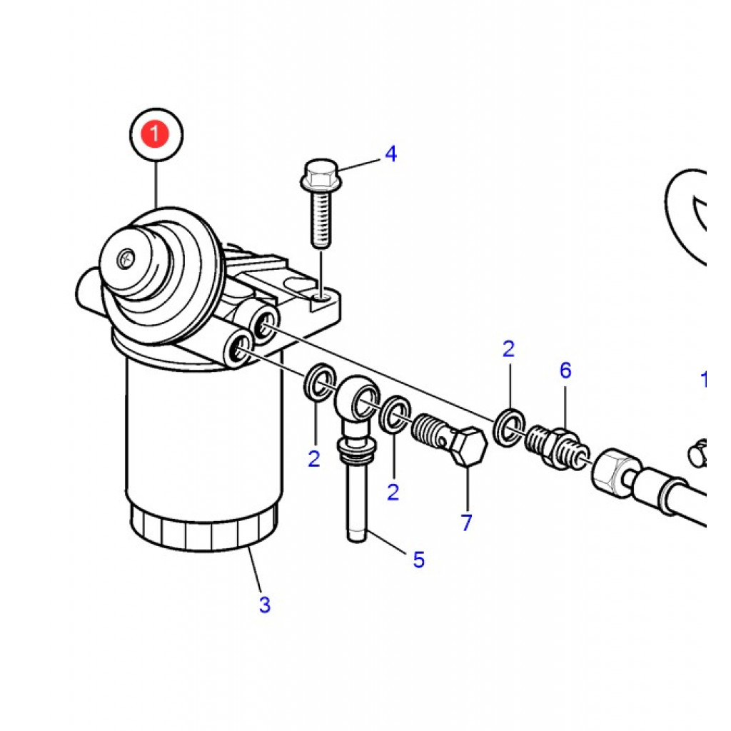 DIESEL FILTER HOLDER Haugaland Båtsenter