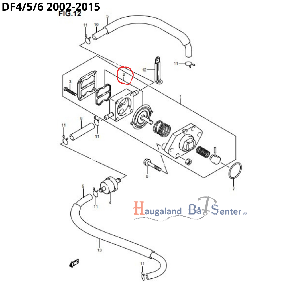 DIAPHRAGM SET SUZUKI MARINE Haugaland B tsenter diaphragm-set-suzuki-marine-haugaland-b-tsenter
