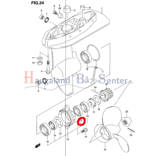 OIL SEAL -SUZUKI MARINE