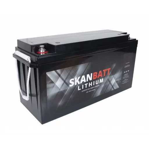 SKANBATT Lithium Batteri 12V 150AH 150A BMS - Standard