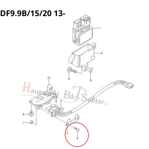 SCREW 5X12 -SUZUKI MARINE