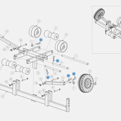 Splint krokodille BK-HENGEREN