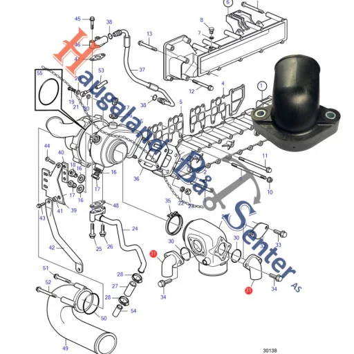 ANSLUTNING VOLVO PENTA 21450768