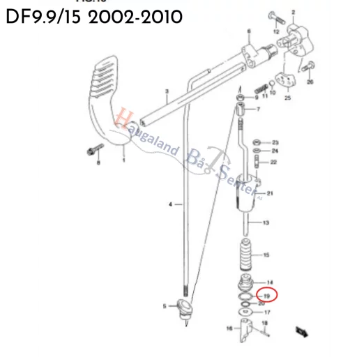 O-RING,SHIFT ROD GUIDE
