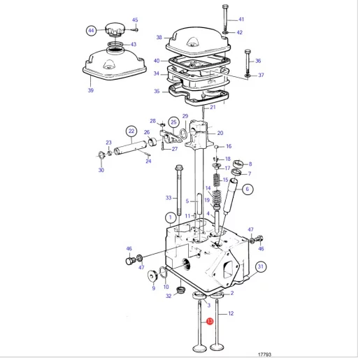 EKSOSVENTIL 467855 VOLVO PENTA