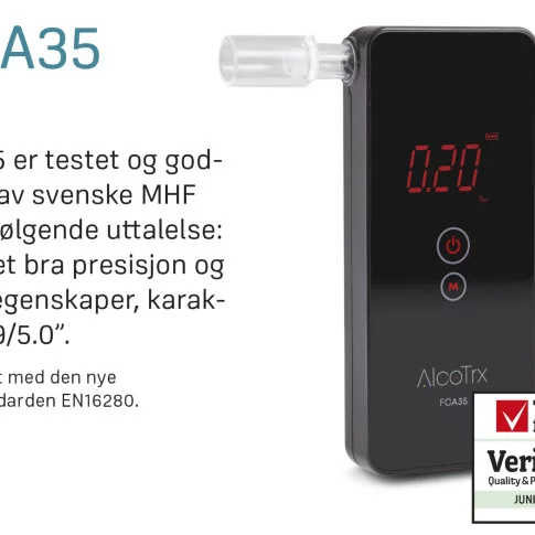 Promilletester AlcoTrx FCA35