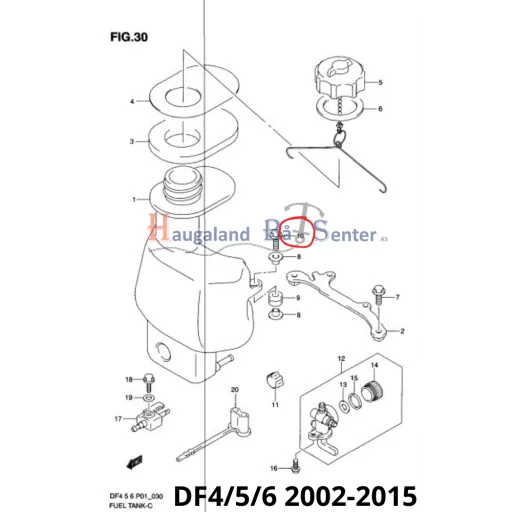 BOLT 6X25 -Suzuki Marine