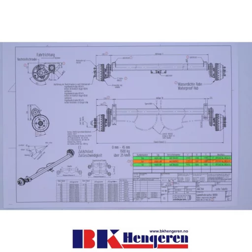 Aksling Knott B1500 V1500kg FL1970 BK-HENGEREN