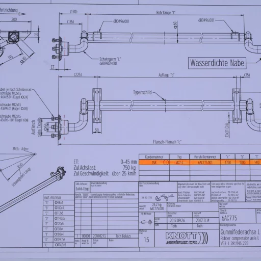 Aksling Knott B1300 V750kg FL1750 BK-HENGEREN