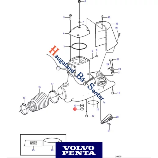 O-RING VOLVO PENTA 125017