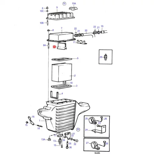 TETNINGSLIST VOLVO PENTA 847573