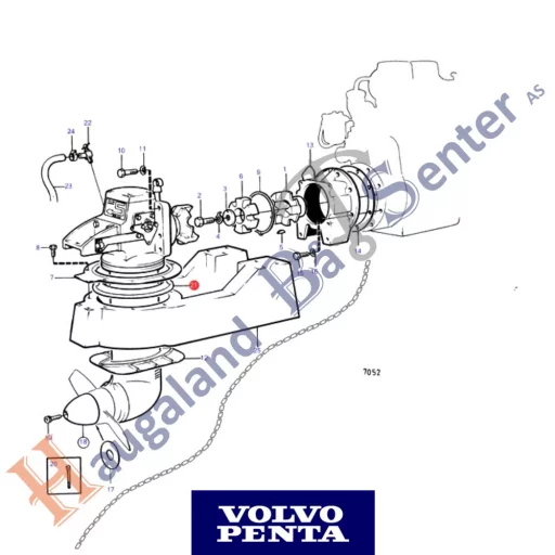 GUMMIBELG KIT 21389074 VOLVO PENTA