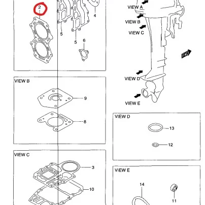 GASKET CYL.HEAD -SUZUKI