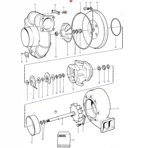 TURBOKOMPRESSOR VOLVO PENTA