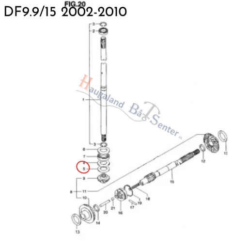 SHIM,20X34X0.9 -SUZUKI MARINE