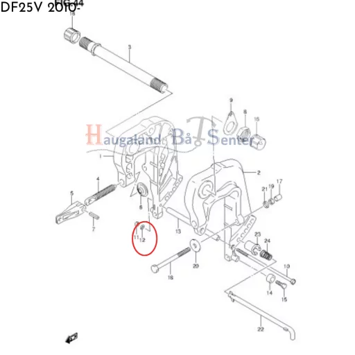WASHER (6.5X13X1.0) -SUZUKI MARINE