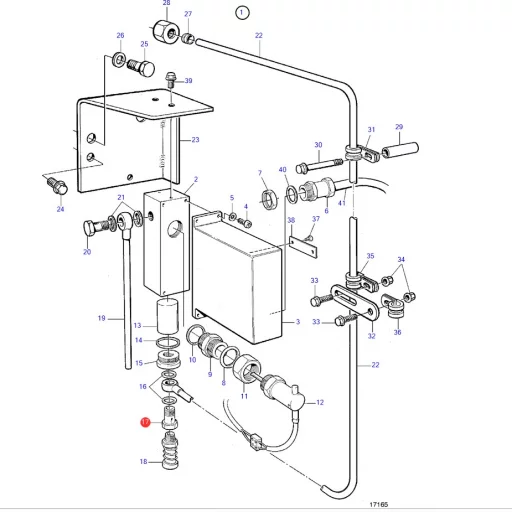 HOLLOW SCREW VOLVO PENTA 823417