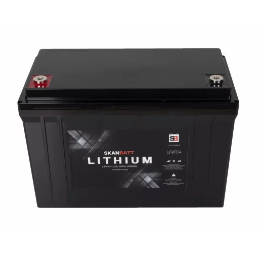 SKANBATT Lithium Batteri 12V 100AH 150A BMS