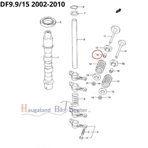SEAL, VALVE STEM DF4/5/6 DF9.9/15 DF25V/DF40/50 -SUZUKI MARINE