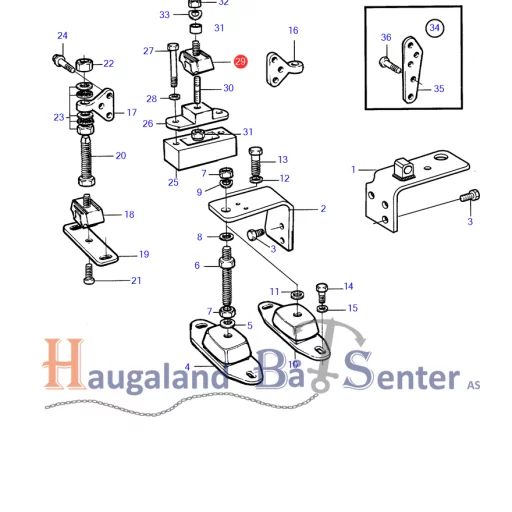 GUMMIELEMENT VOLVO PENTA 858455