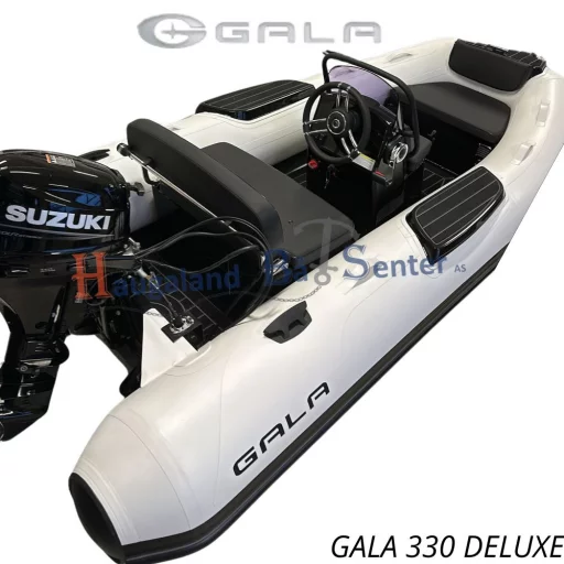 GALA 330 DELUXE Hvit skrog, sort tube