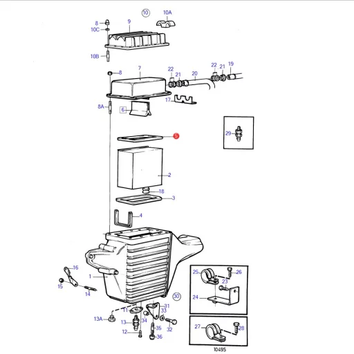 PACKNING / SEAL VOLVO PENTA 860920 / 838720