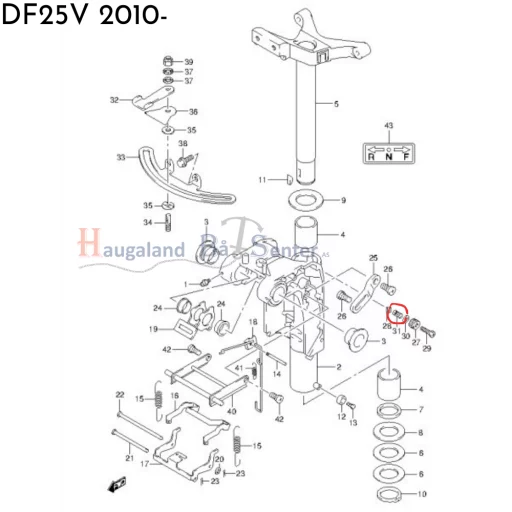 SPRING,STEERING ADJUSTER -Suzuki Marine