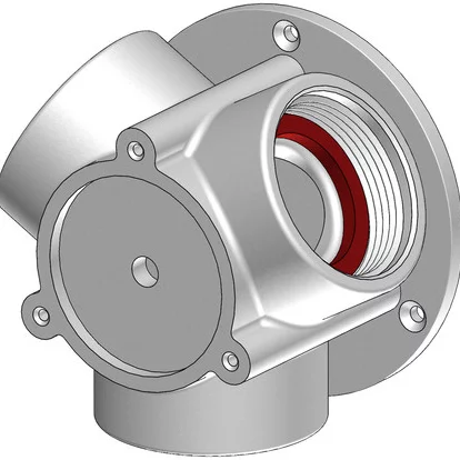 Y-Ventil for innfelling Kompositt