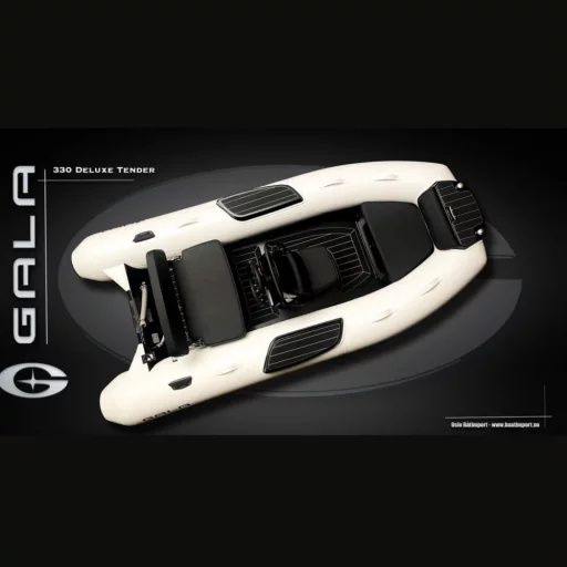 GALA 330 DELUXE Hvit skrog, sort tube