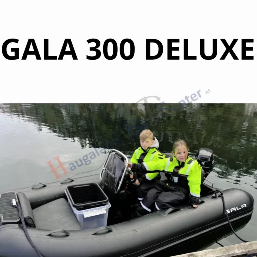 GALA 300 DELUXE Hvit skrog, sort tube