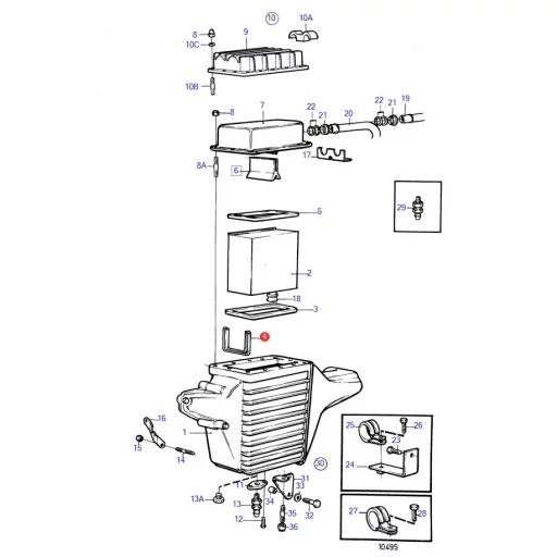 TETNINGSLIST VOLVO PENTA 3582639 ERST 838831