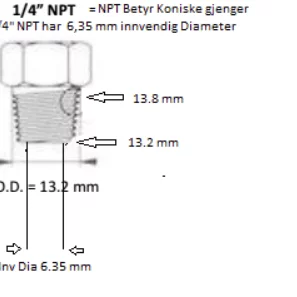 T-stykke med luftenippel HF5520