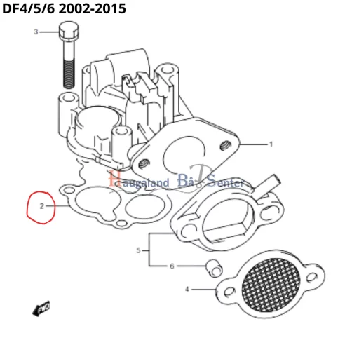 GASKET, MANIFOLD DF4/5
