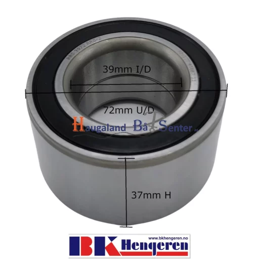 Hjullager Knott 1500,1700,1800kg BK-HENGEREN