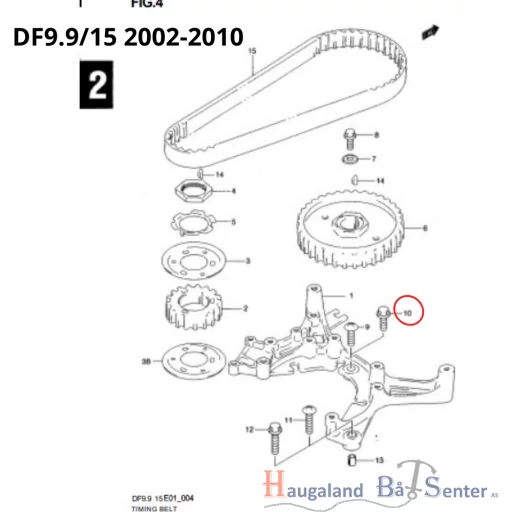 BOLT 6X25 -Suzuki Marine