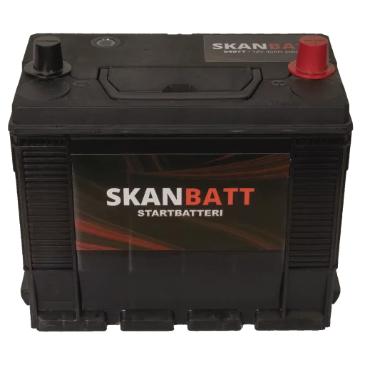 SKANBATT Startbatteri 12V 40Ah 400CCA (238x136x202mm) +høyre John Deere