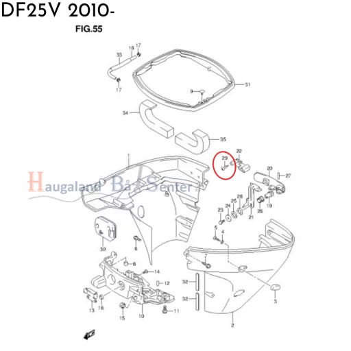 SCREW -SUZUKI MARINE