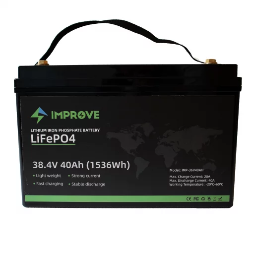 IMPROVE Lithium Batteri 36V 40Ah (LiFePO4) BMS 40A