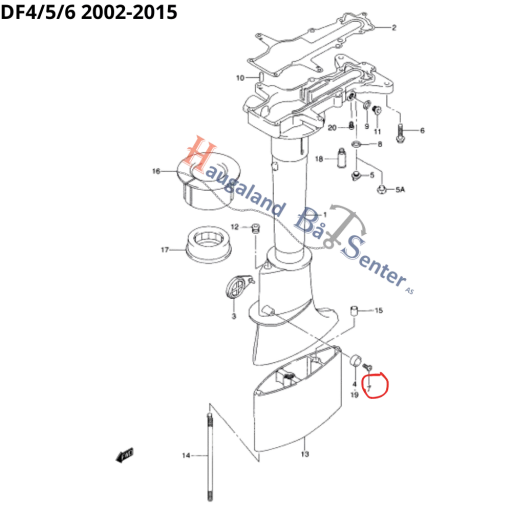BOLT,6X14  -Suzuki Marine 09128-06021