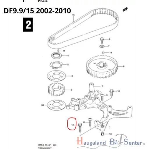 BOLT 6X30 -Suzuki Marine