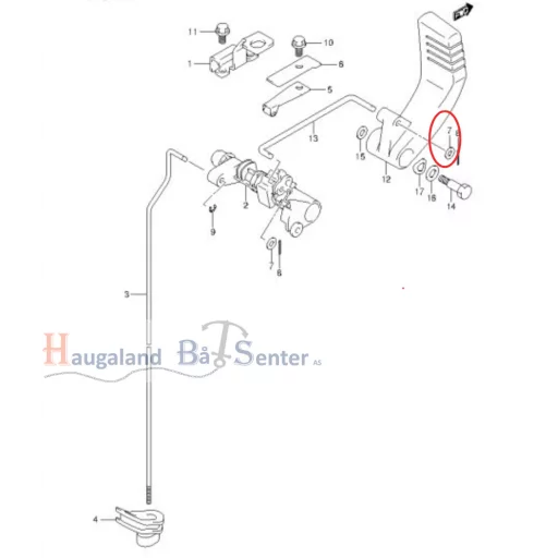 WASHER (5.5X12X0.8) -SUZUKI MARINE