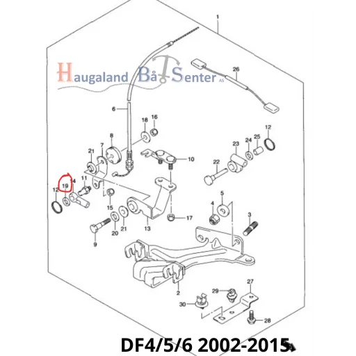WASHER -SUZUKI MARINE