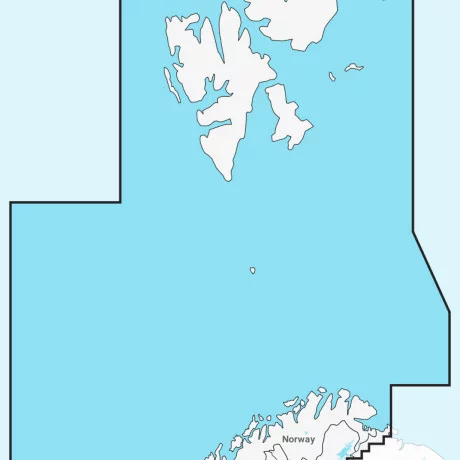 Navionics+ Regular Norge, Vestfjorden til Svalbard