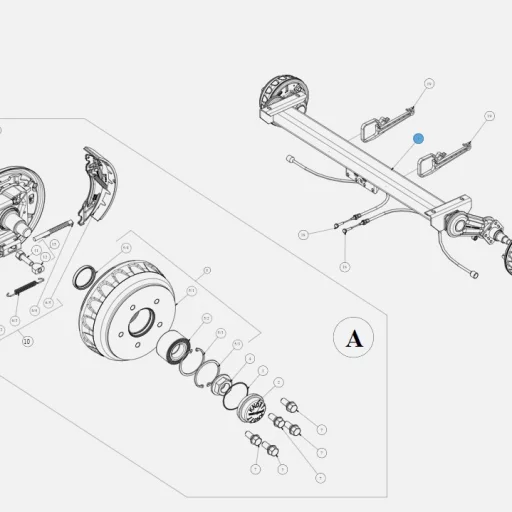 Aksling Knott B1800 V1350kg FL2250 BK-HENGEREN