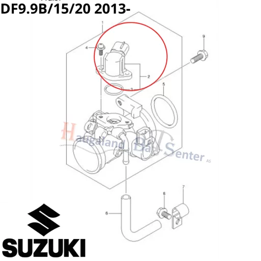 SOLENOID ASSY DF9.9/20  -SUZUKI MARINE