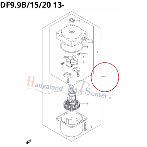 MOTOR ASSY,PT -SUZUKI MARINE