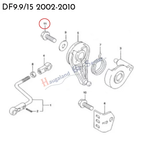 BOLT W/ELECTRIC STARTER -Suzuki Marine