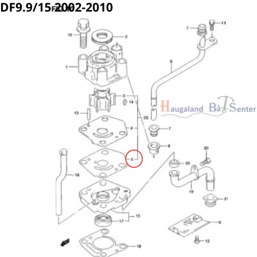 GASKET,PUMP CASE PANEL (NA) SUZUKI MARINE