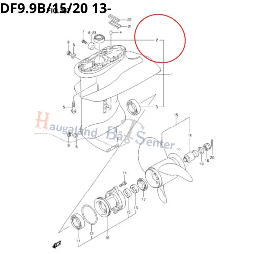 NÅL Lager BEARING(17X24X27.5) -Suzuki Marine