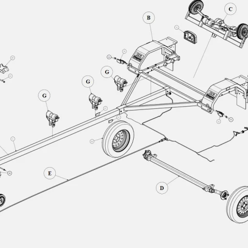 Baklykt DAFA LED VS Båthengere BK-HENGEREN